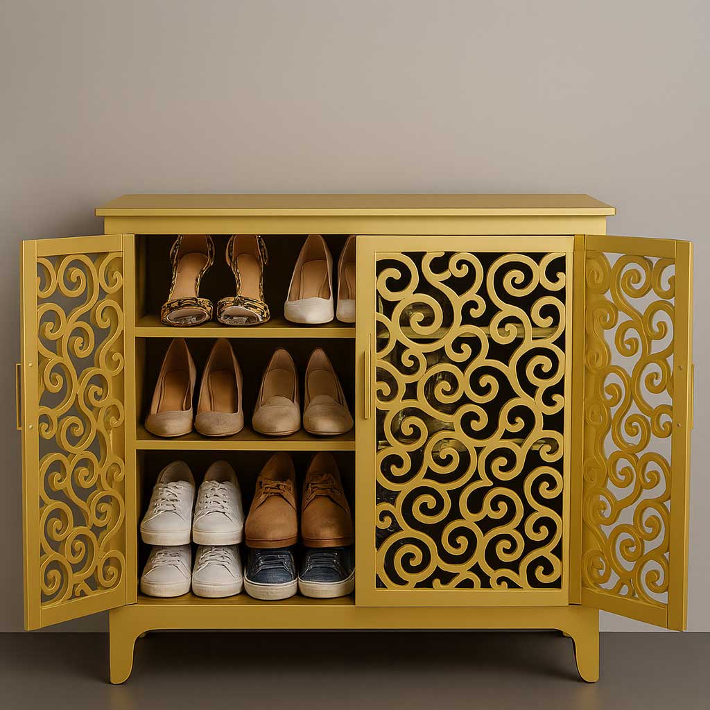 meuble chaussure marrakech artisanal